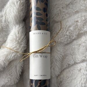 McGee & Co. Green and Gold Gift Wrap